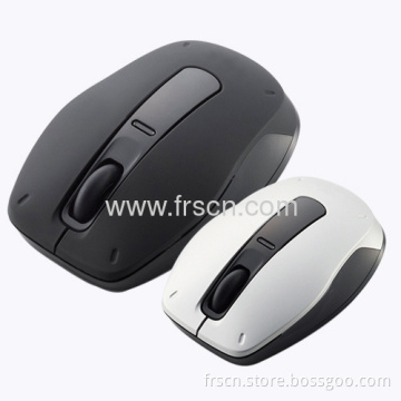 Rf-395 3d Mini Size Black Rubber Key Wireless Usb Optical Mouse 